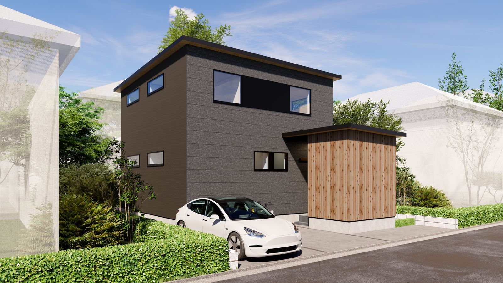 【花川南三条】注文住宅のつくり方で建てた新築2棟｜予約制の個別案内